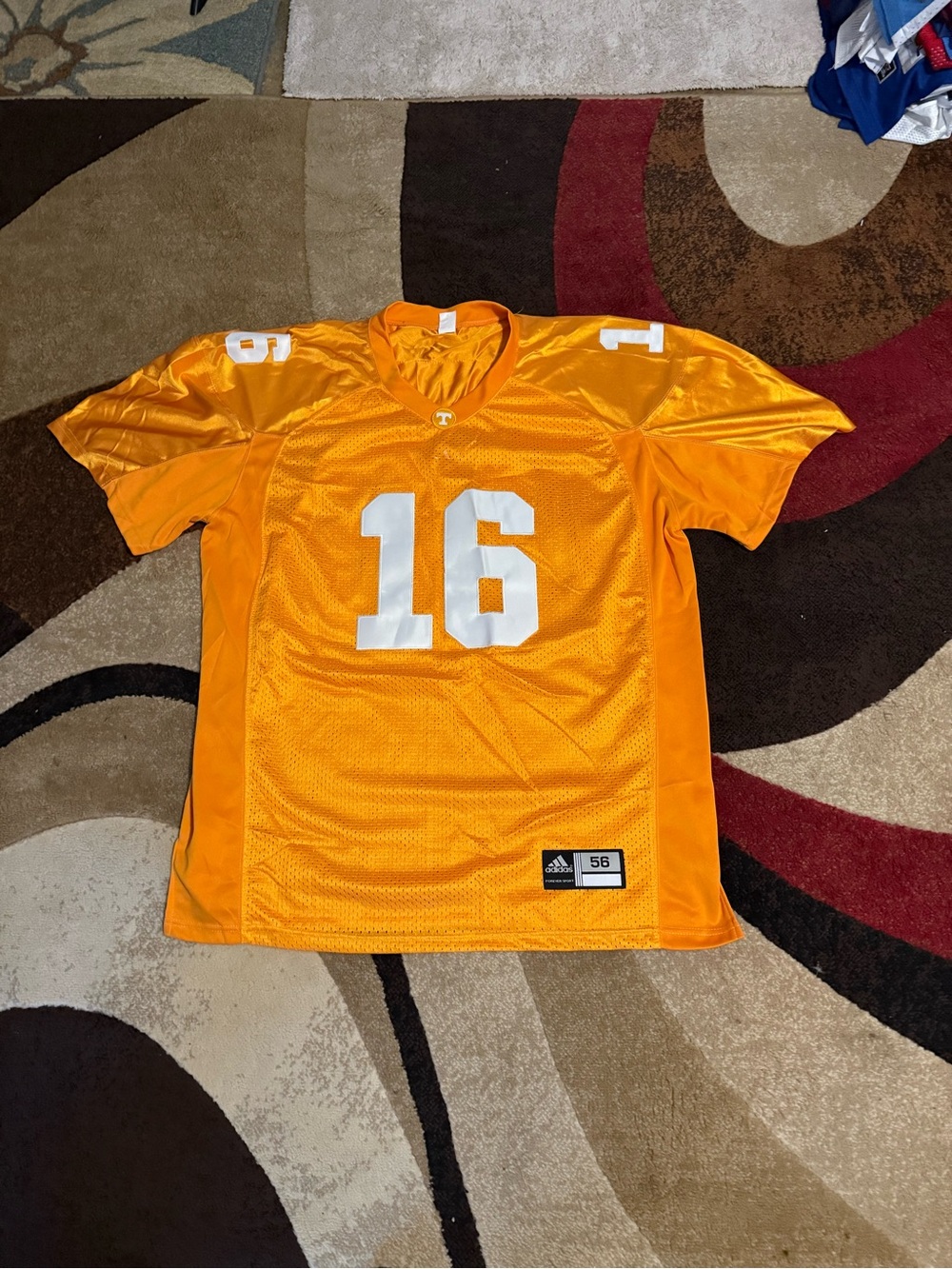 Tennessee volunteers vintage Peyton Manning football jersey size 56